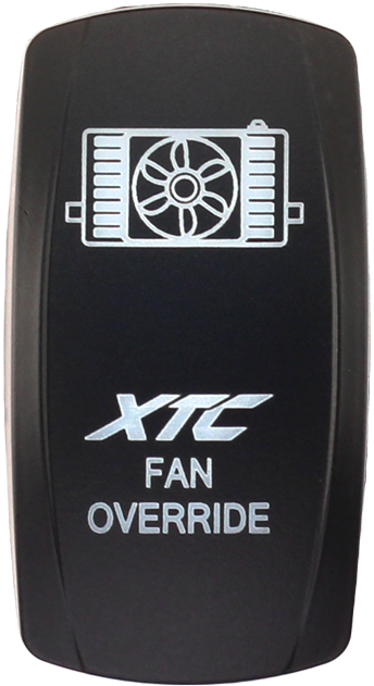 DASH SWITCH ROCKER FACE XTC FAN OVERRIDE