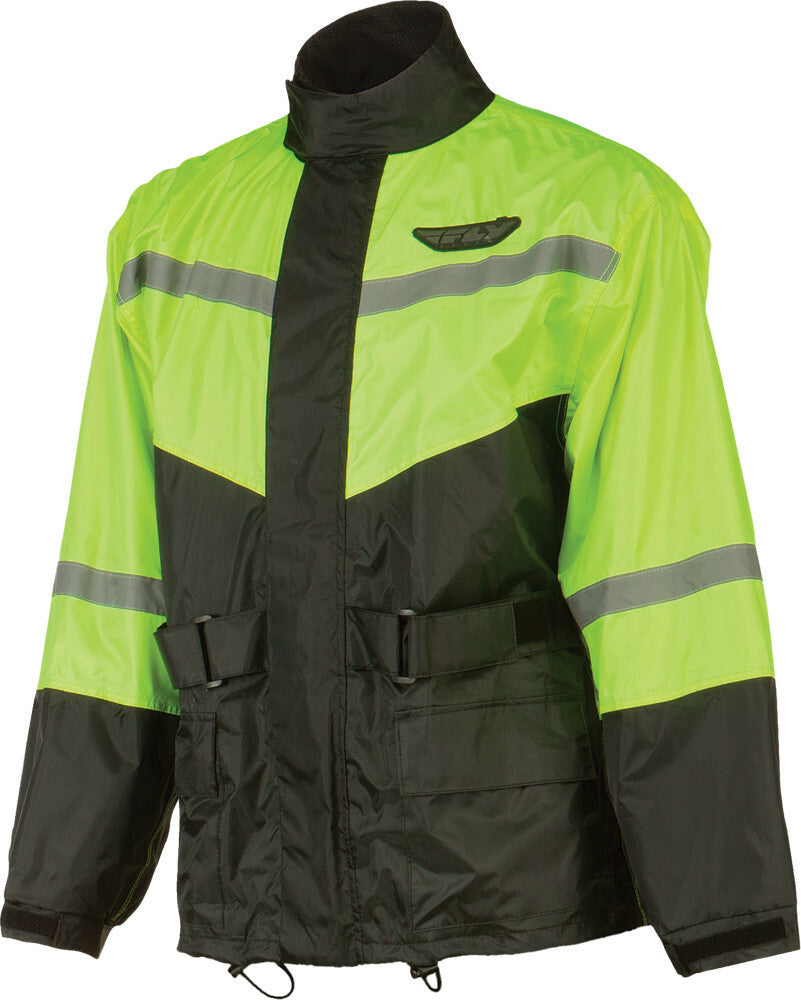 2-PIECE RAIN SUIT BLACK/HI-VIS 5X
