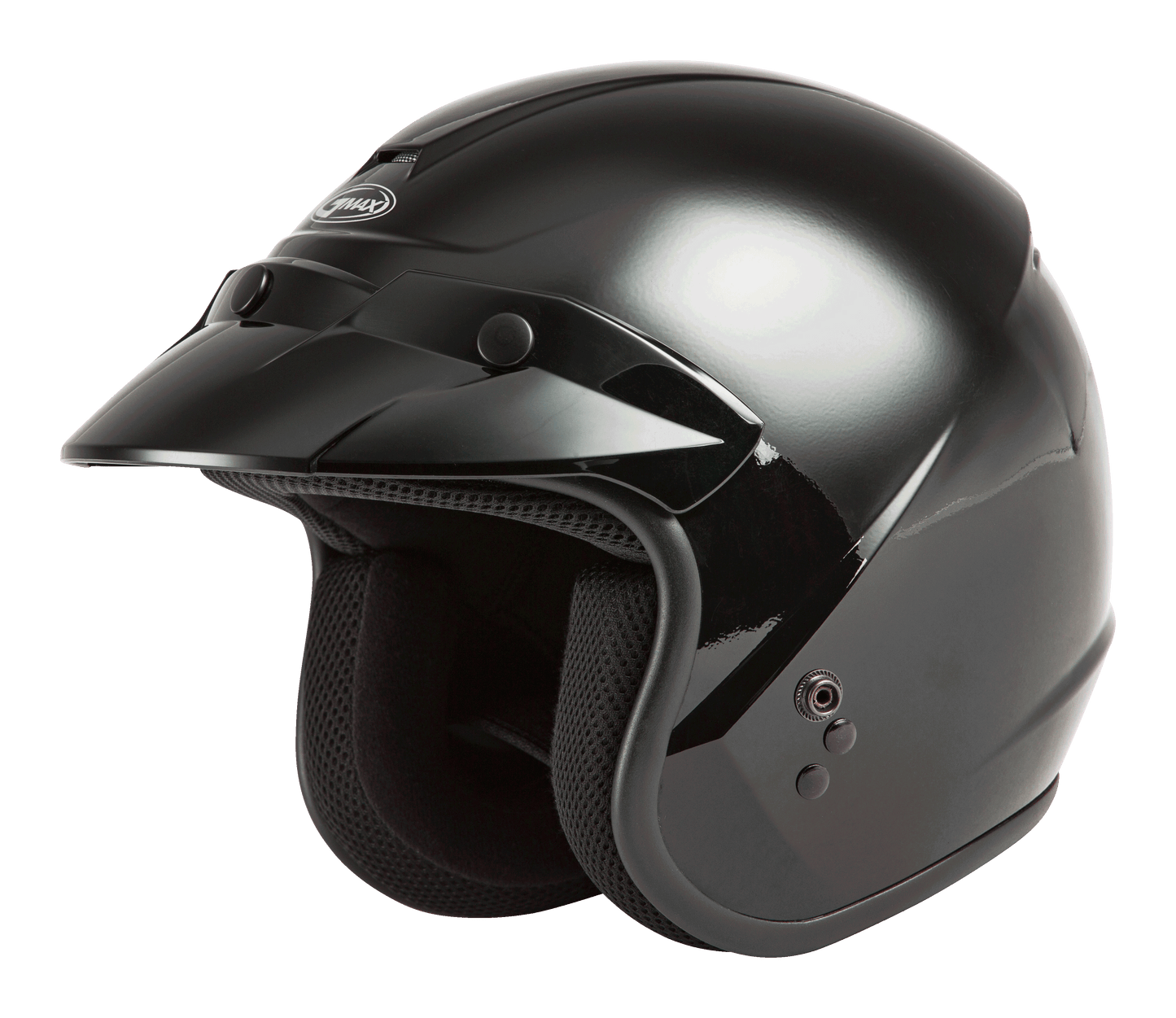 OF-2 OPEN-FACE HELMET BLACK SM