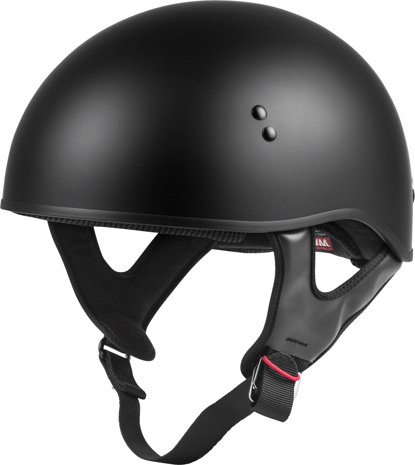 HH-45 HALF HELMET NAKED MATTE BLACK LG