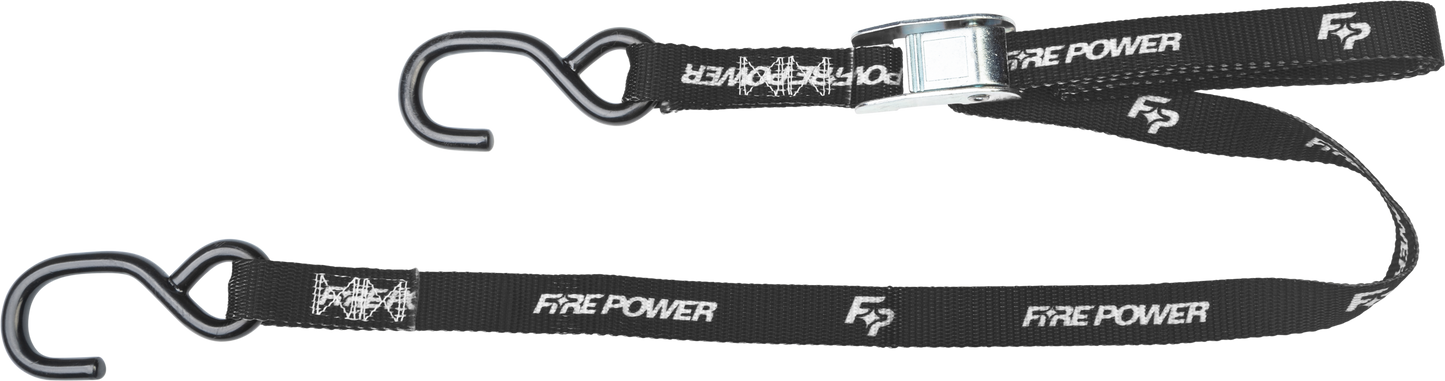 1" TIE-DOWN BLACK 2/PK