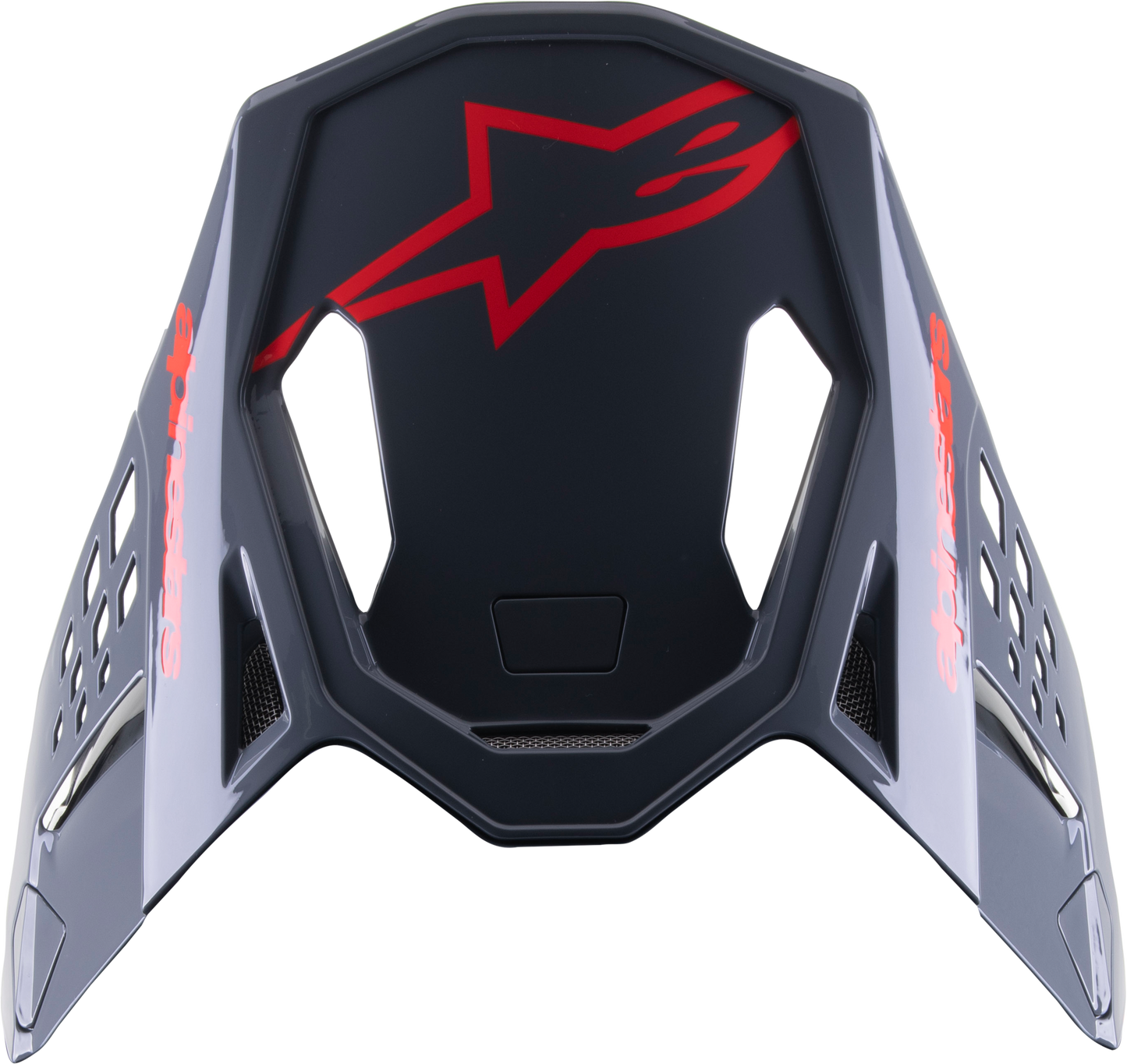 S-M8 RADIUM 2 VISOR BLACK/NEON RED
