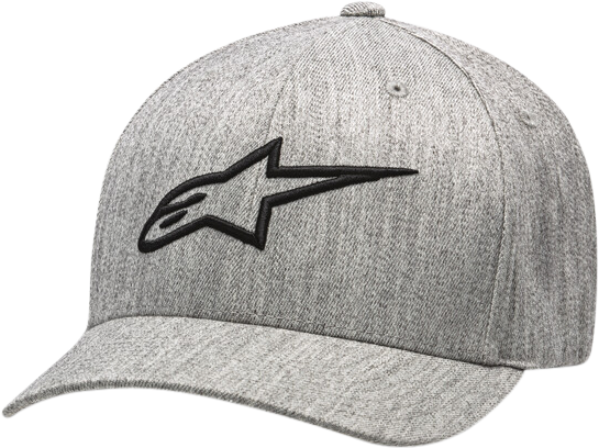 AGELESS CURVE HAT GREY HEATHER/BLACK LG/XL