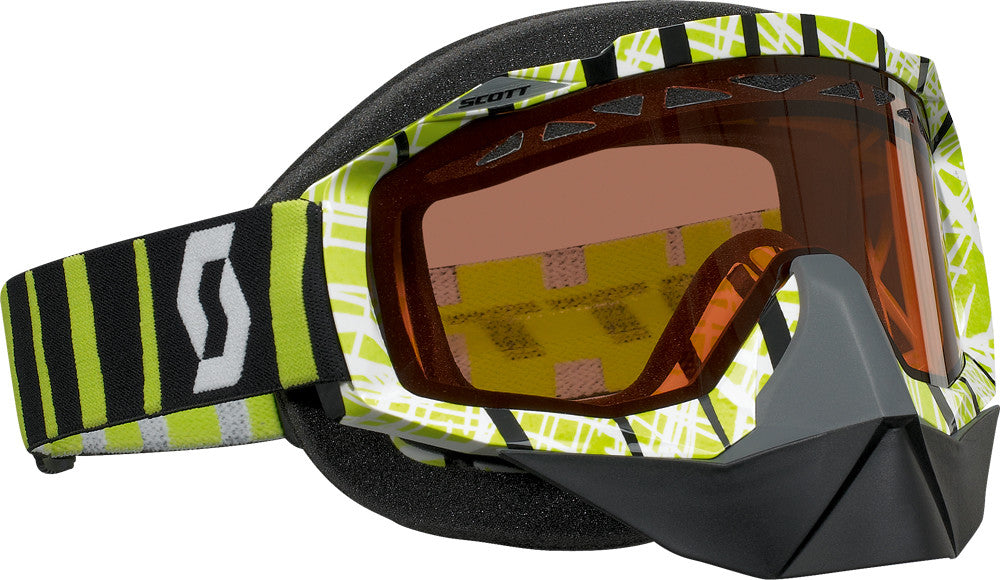 HUSTLE SNOCROSS GOGGLE APEK W/ACS ROSE LENS