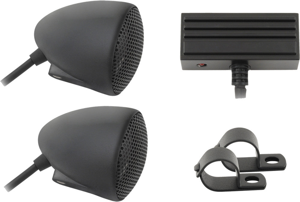 ATV/UTV SOUND SYSTEM 2.5" KIT (BLACK)