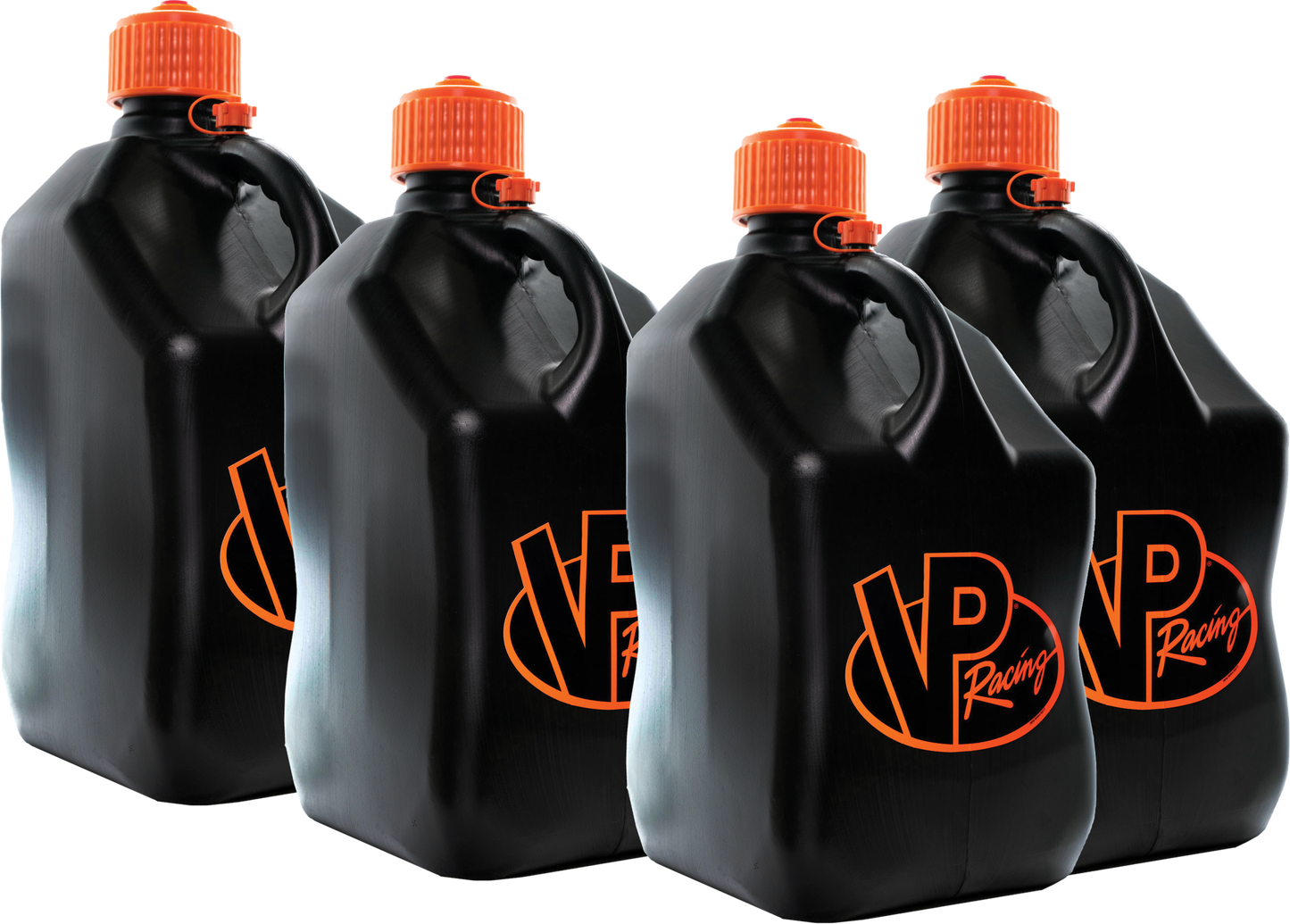 MOTORSPORTS CONTAINER V-TWIN 5.5 GALLON BLACK/ORANGE