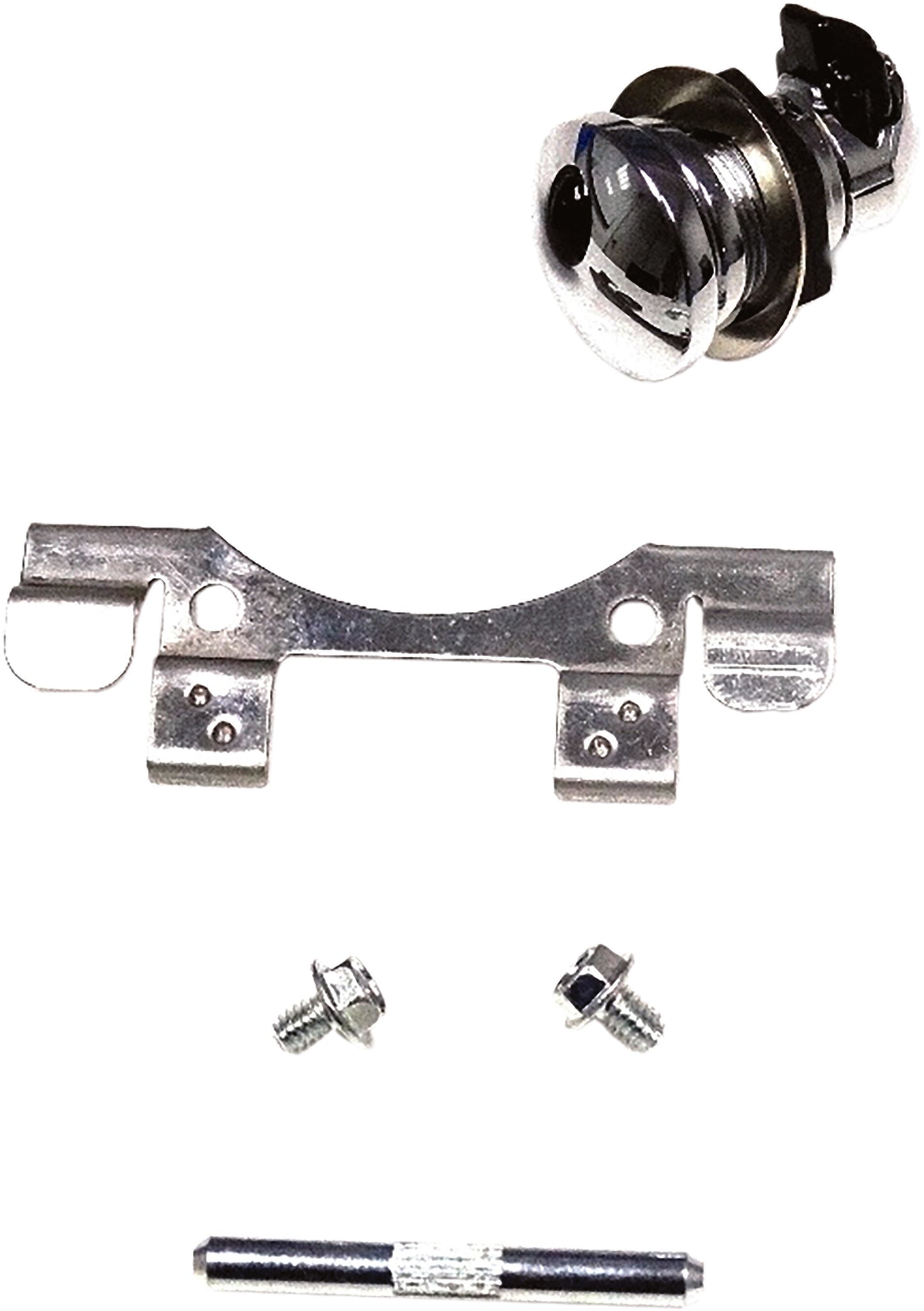 PUSH BUTTON FUEL DOOR CHROME