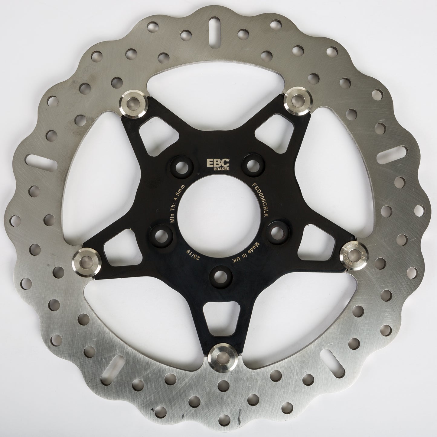 V-TWIN BRAKE ROTOR 11.5" FLOATING 5 SPOKE FRONT