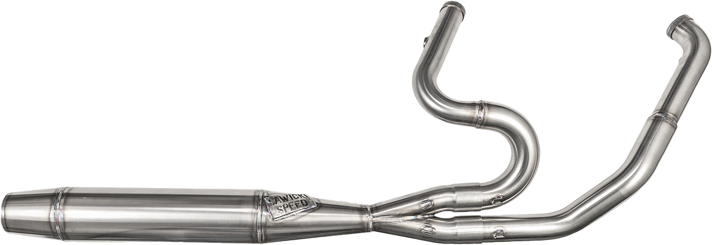 2IN1 TC FLT MID LENGTH CANNON BRUSHED SS