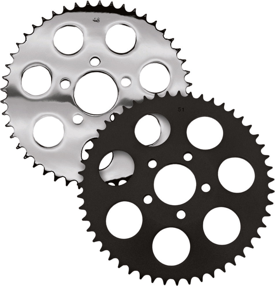 REAR SPROCKET 48T CHROME BIG TWIN 00-13