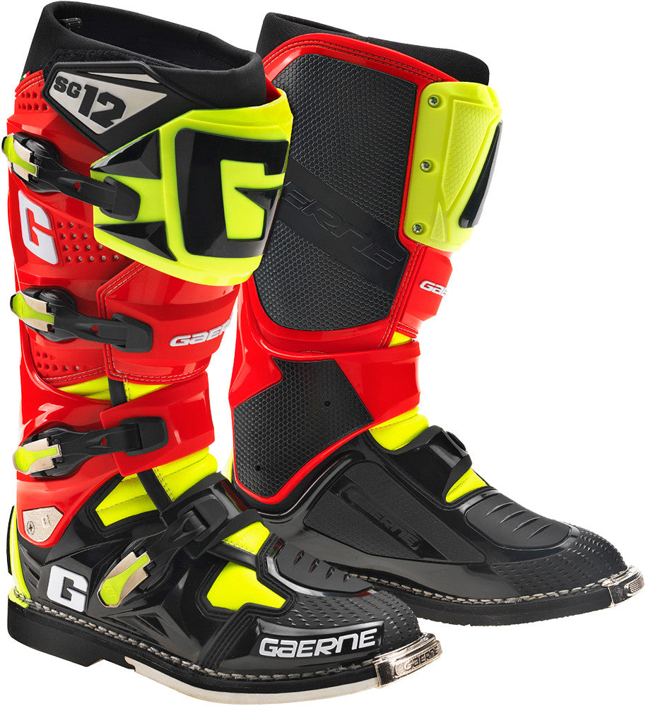 GAERNE SG-12 RED/HI-VIS SZ 14 LIMITED EDITION