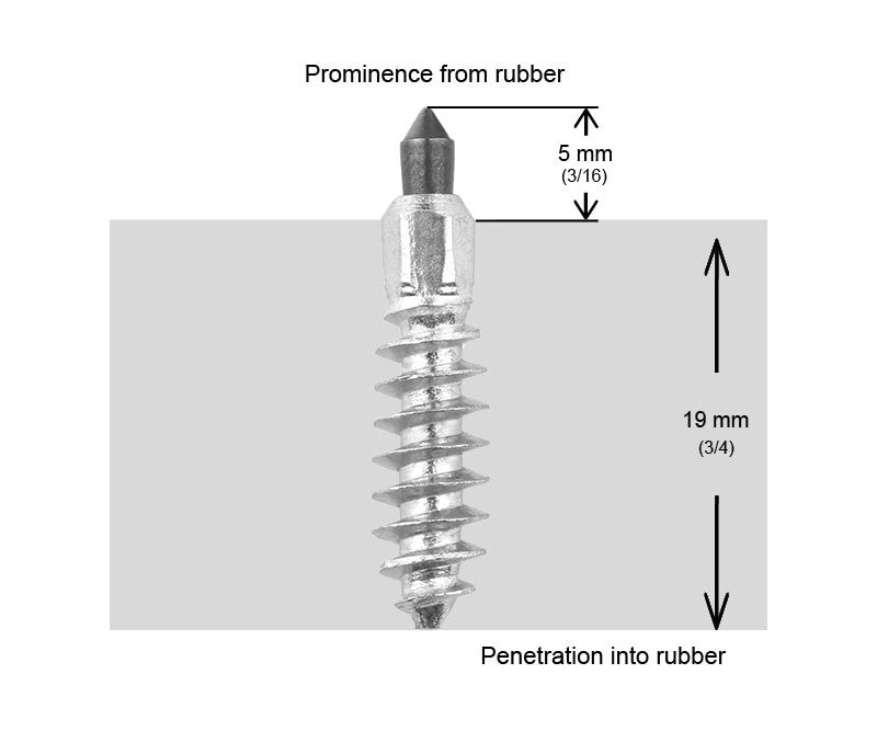 24MM STANDARD SCREW STUDS QTY 100