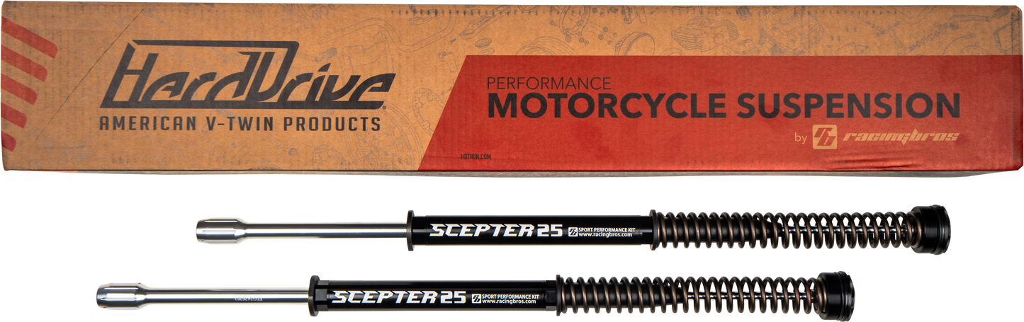 SCEPTER FORK KIT 49MM STD WEIGHT, FLH/FLT 14-24