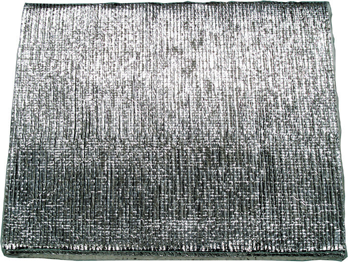ALUMINIZED HEAT BARRIER 12"X40" ADHESIVE