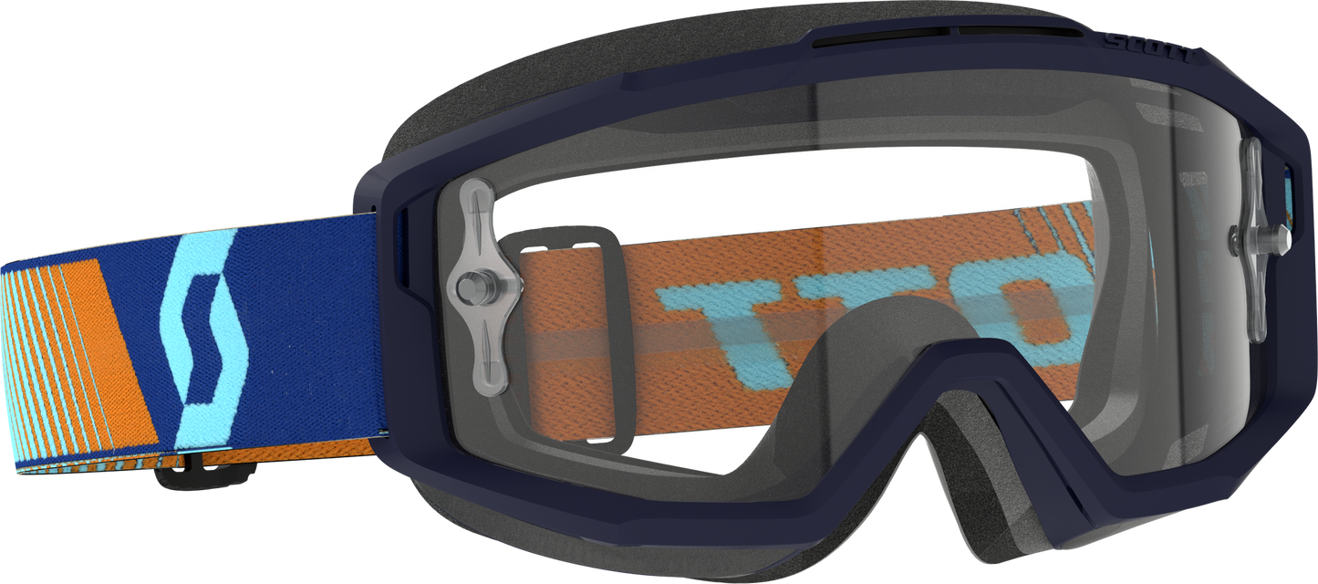 SPLIT OTG GOGGLE ROYAL BLUE ORANGE CLEAR WORKS