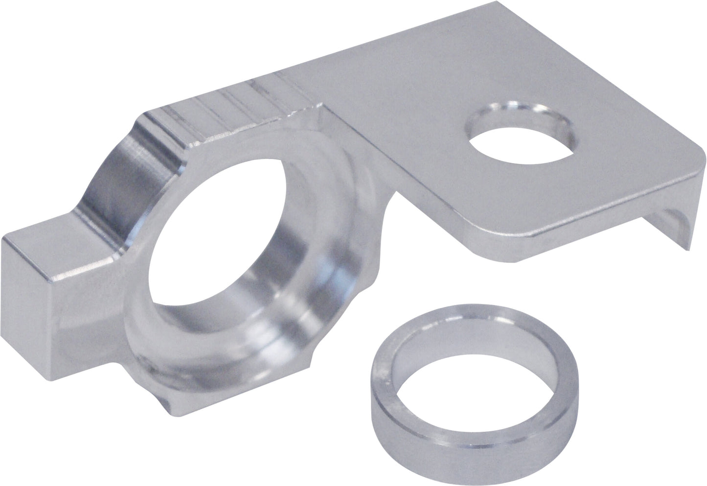 AXLE FLAG MOUNT (SILVER) KTM/HUS 250-450 20/25MM AXLE