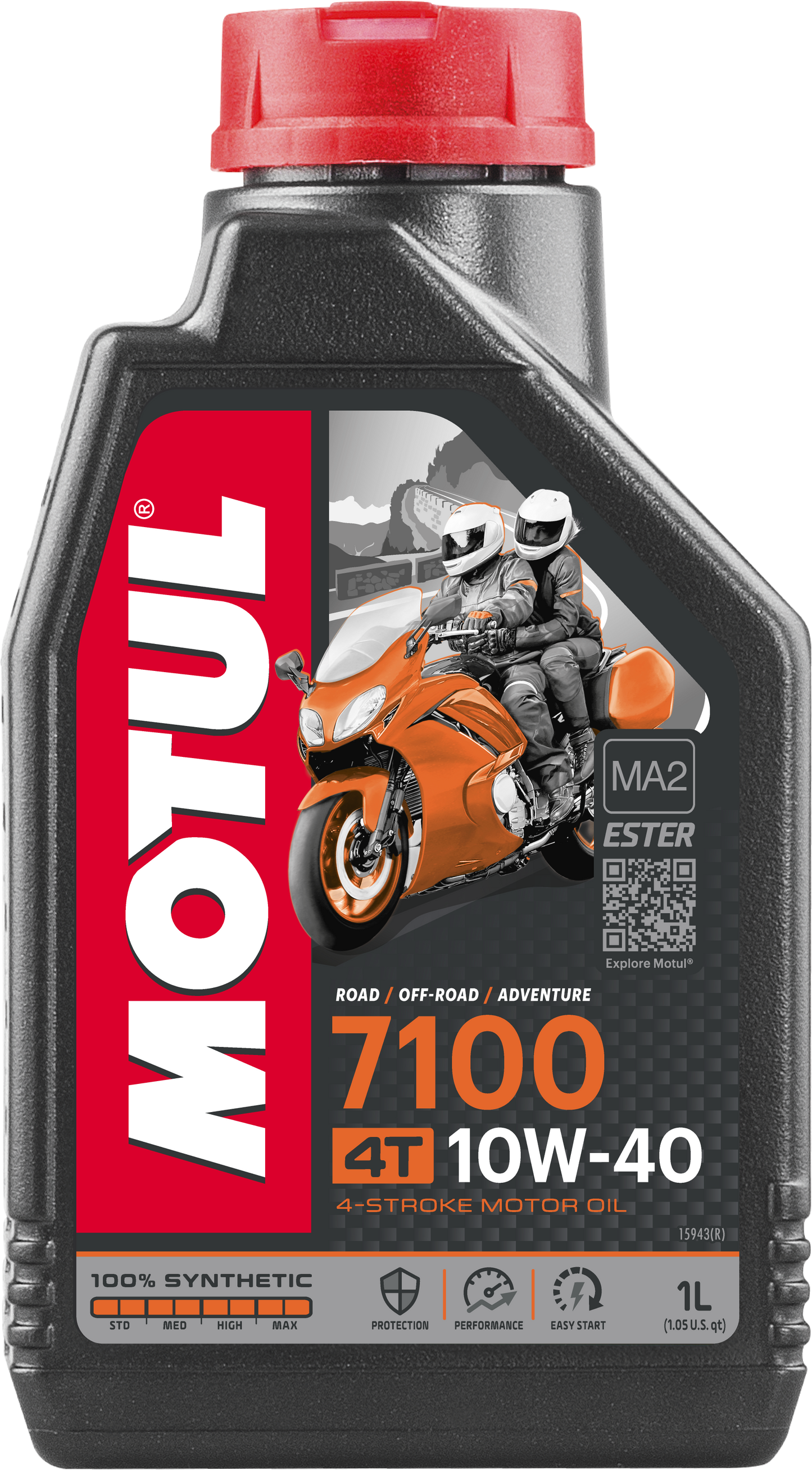7100 SYNTHETIC OIL 10W40 1L 12/CASE