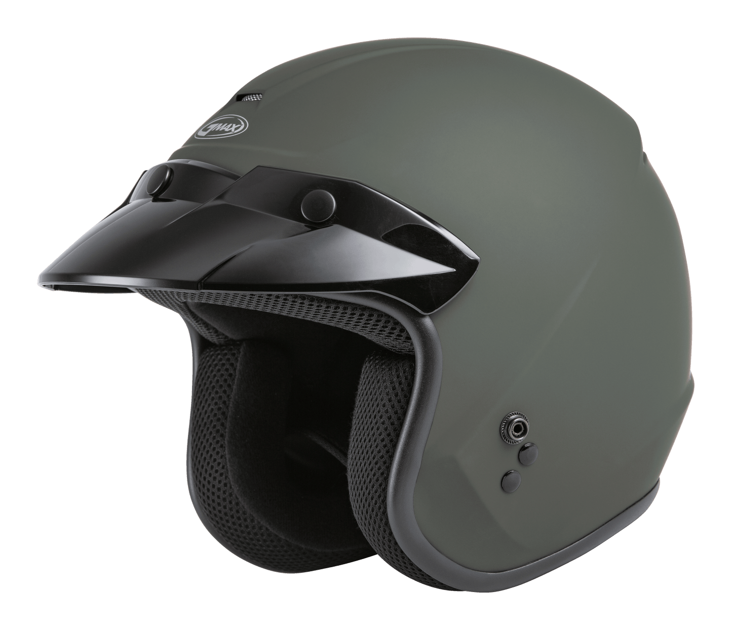 OF-2 OPEN-FACE HELMET MATTE GREEN SM