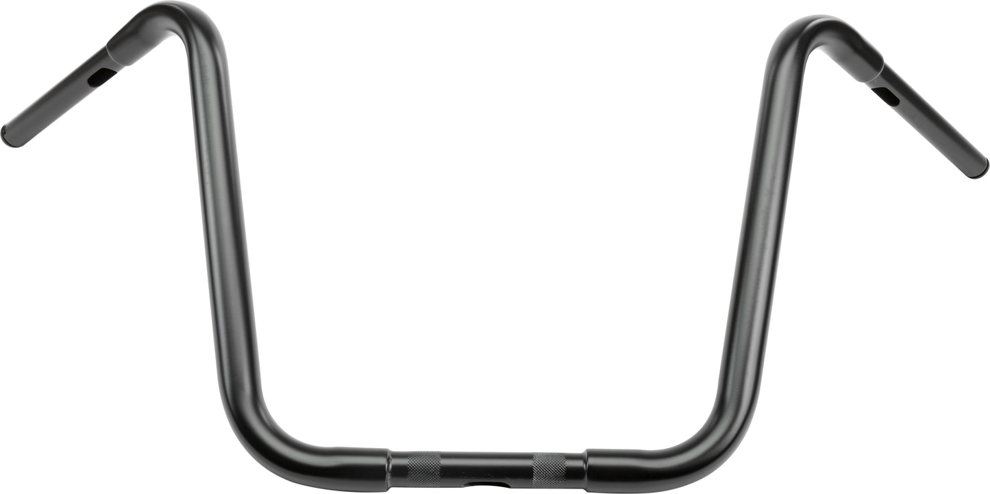 1.25" APE-HANGER 16" SATIN BLACK TBW