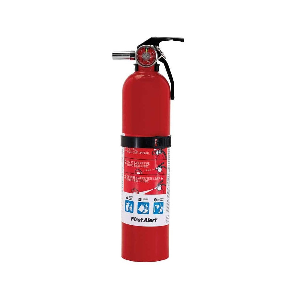 FIRST ALERT PRO 2-5 FIRE EXTINGUISHER RED 2.5 LB.