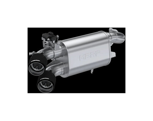 MBRP PERFORMANCE SERIES DUAL SLIP-ON CARBON FIBER TIP PRO XP E-VALVE